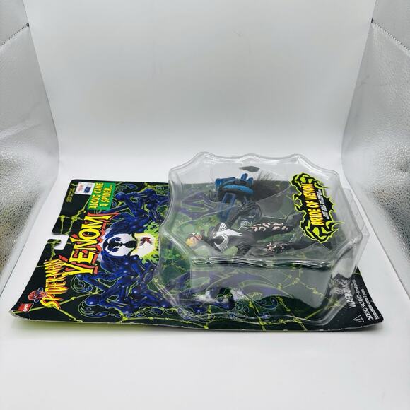 1997 ToyBiz Marvel Spider-Man Bride of Venom Along Came a Spider Sealed on card - Picture 12 of 14